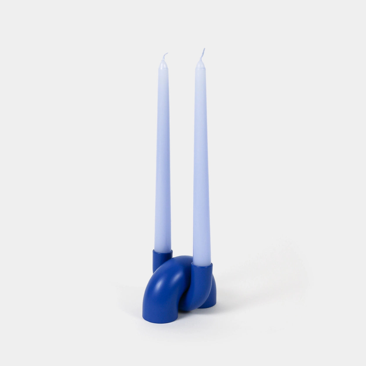 Macaroni 2-in-1 Candleholder - Tapers & Tealights - Blue