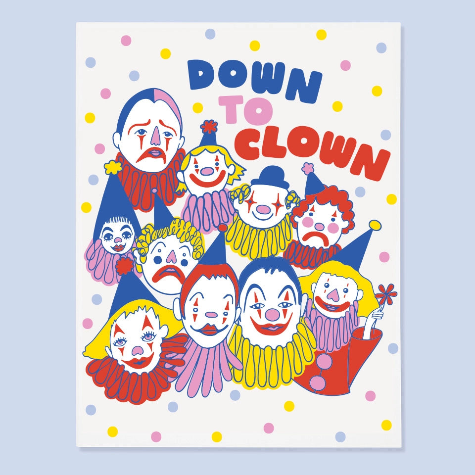 Down To Clown Card