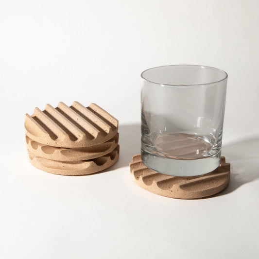 Coaster Set | Peach Terrazzo