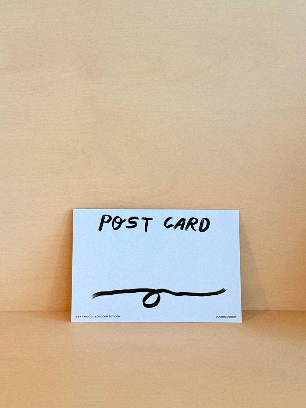 Might As Well Postcard