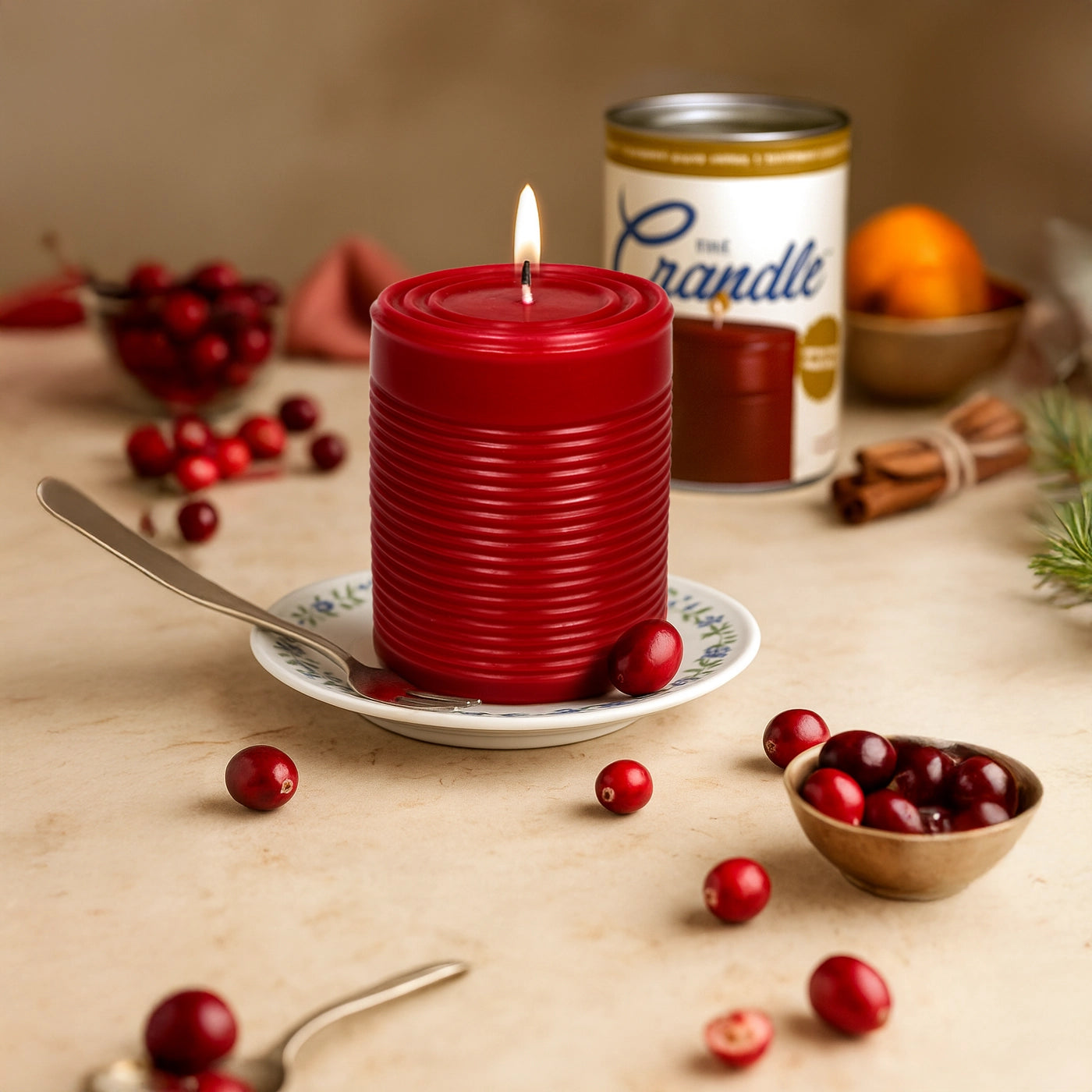 The Crandle - Cranberry Sauce Candle