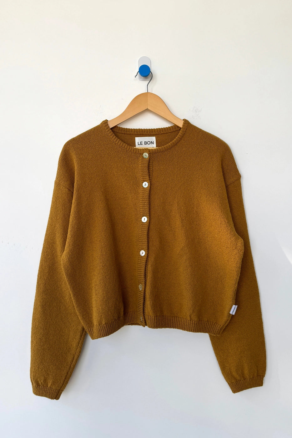 Cotton Leila Cardigan - Dijon