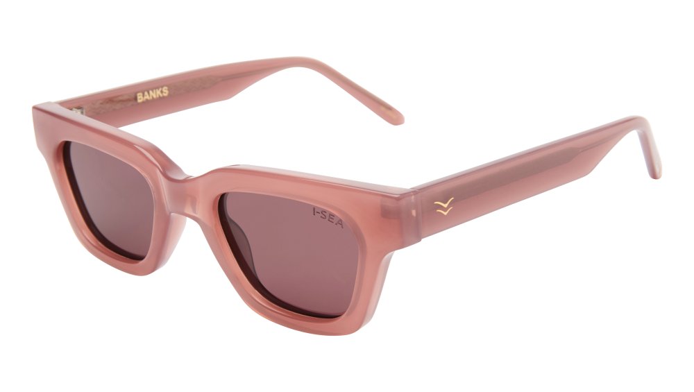 Banks Sunglasses - Dusty Rose/Plum