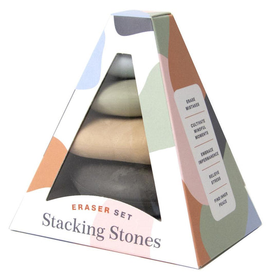 Stacking Stones Erasers