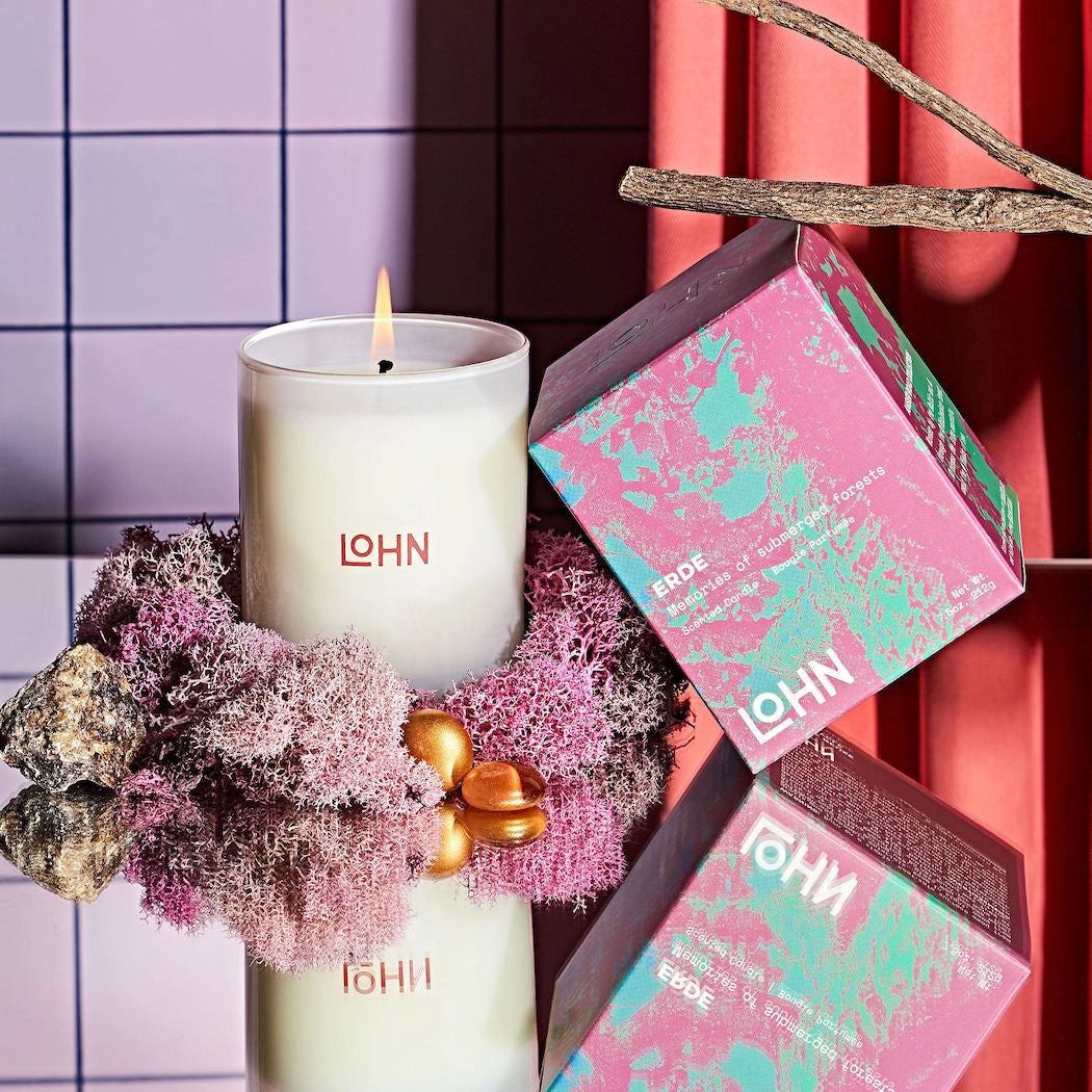 LOHN Candle - ERDE - Amber & Vetiver