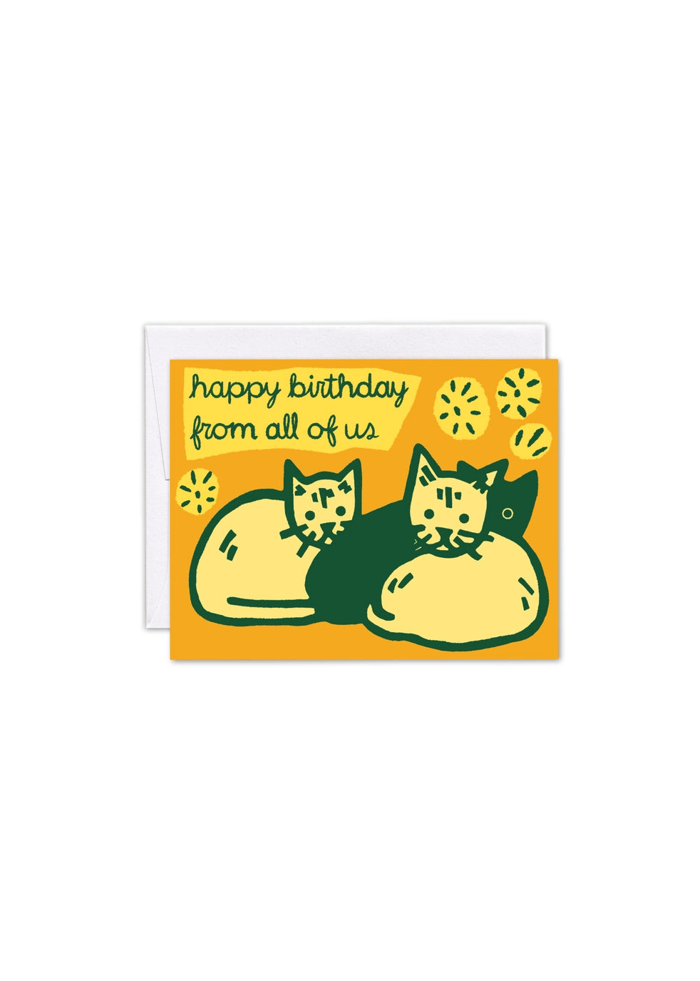 Cat Birthday Greeting Card