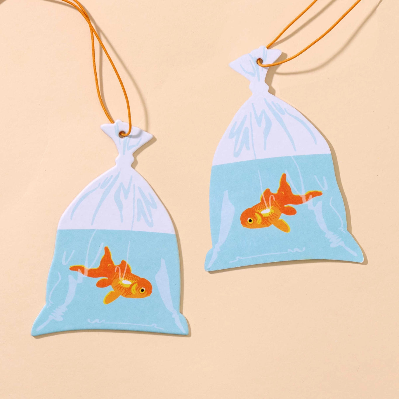 Air Freshener—Goldfish in Bag—Rain Scent