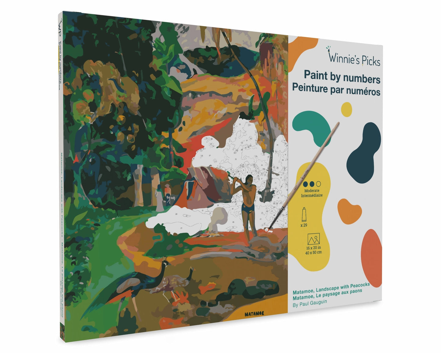 Matamoe, Landscape with Peacocks - Paul Gauguin Paint By Numbers