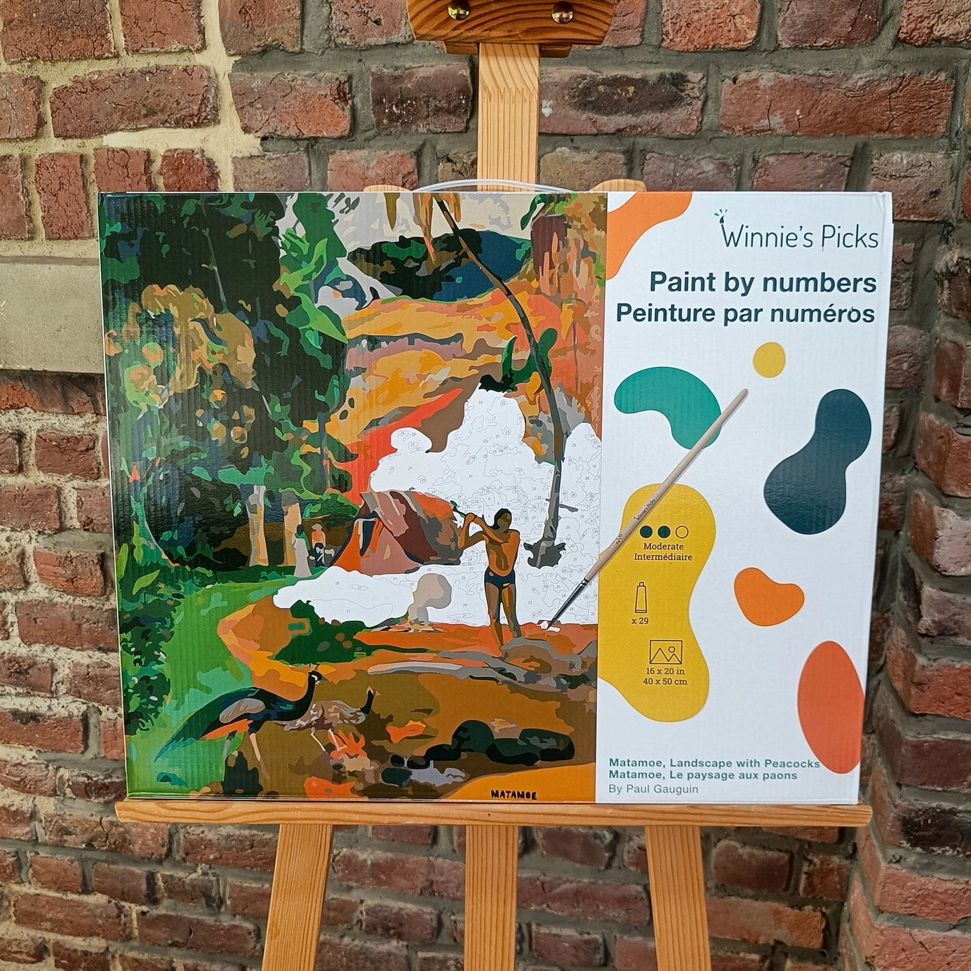 Matamoe, Landscape with Peacocks - Paul Gauguin Paint By Numbers