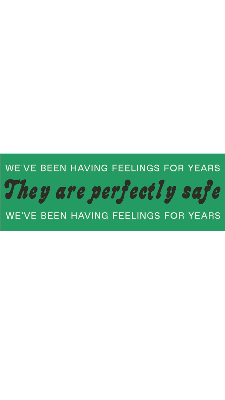 We've Been Having Feelings For Years! Bumper Sticker