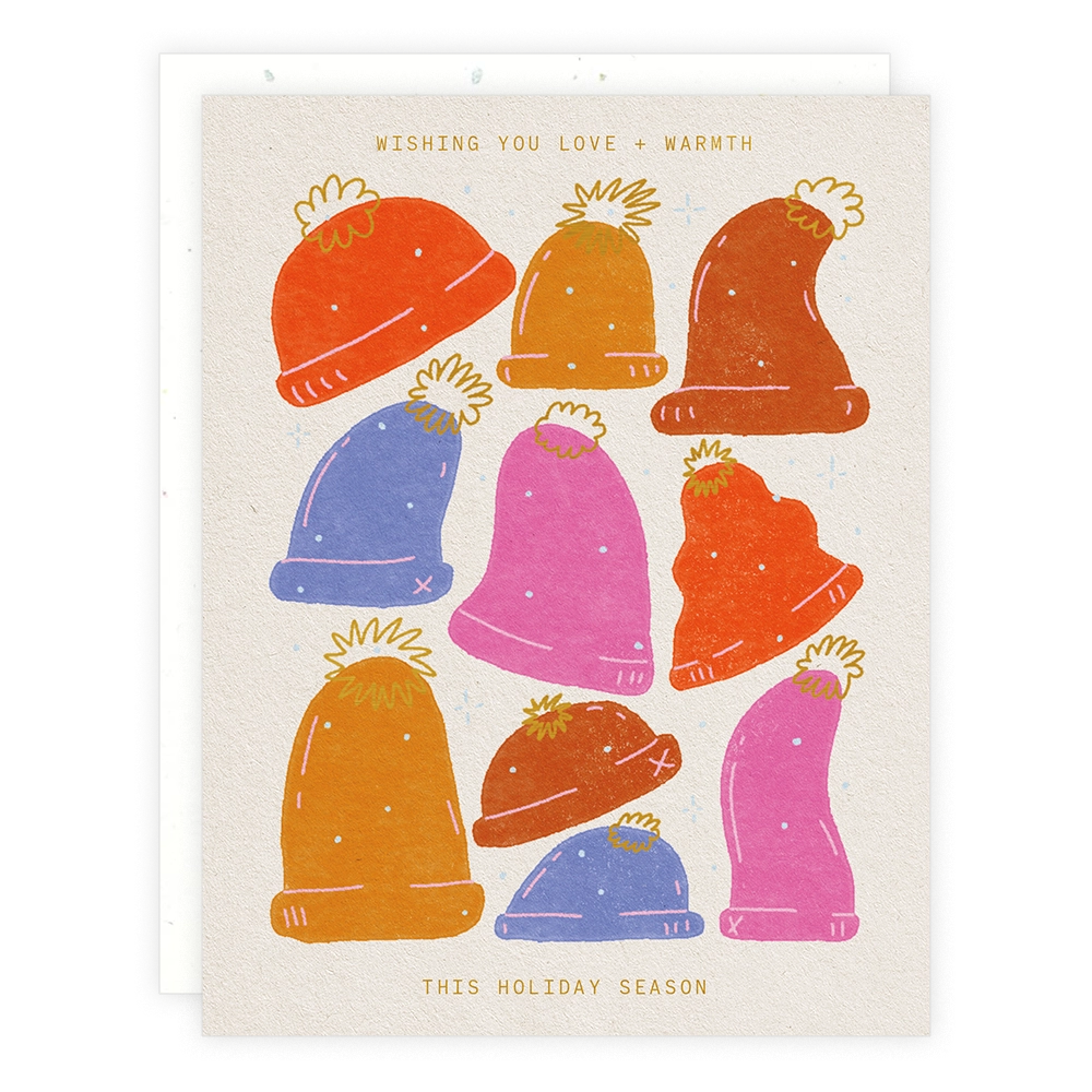 Winter Hats Greeting Card