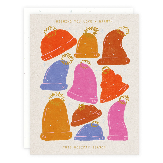 Winter Hats Greeting Card