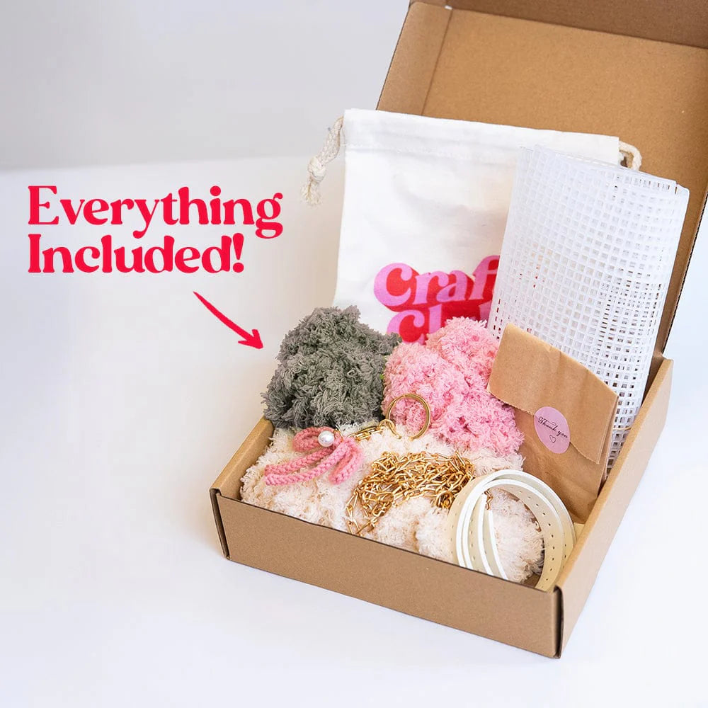 Craft Club Woven Bag Kit - Heartbreaker Blush