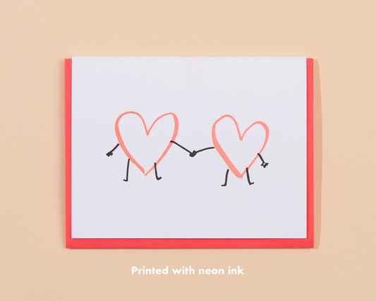 Heart Hands Greeting Card