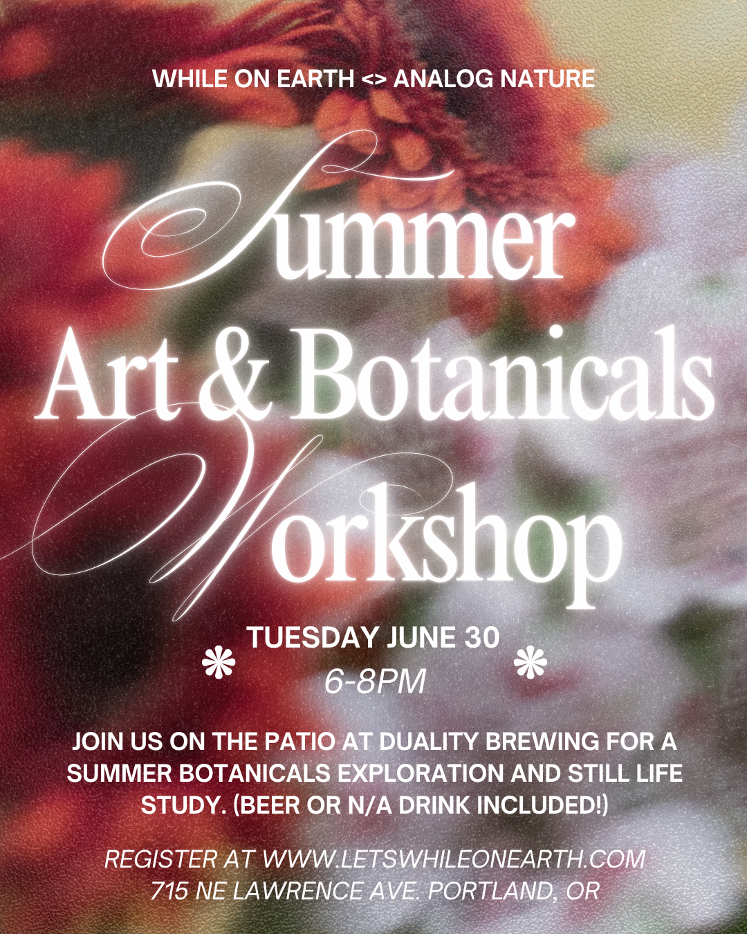 Art + Botanicals Workshop