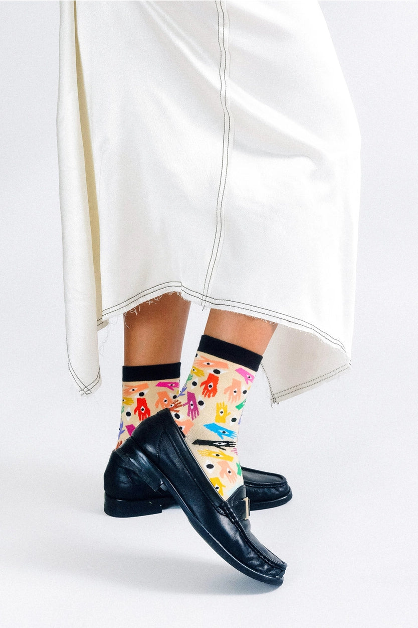 High-Five Knit Ankle Sock By Mūr