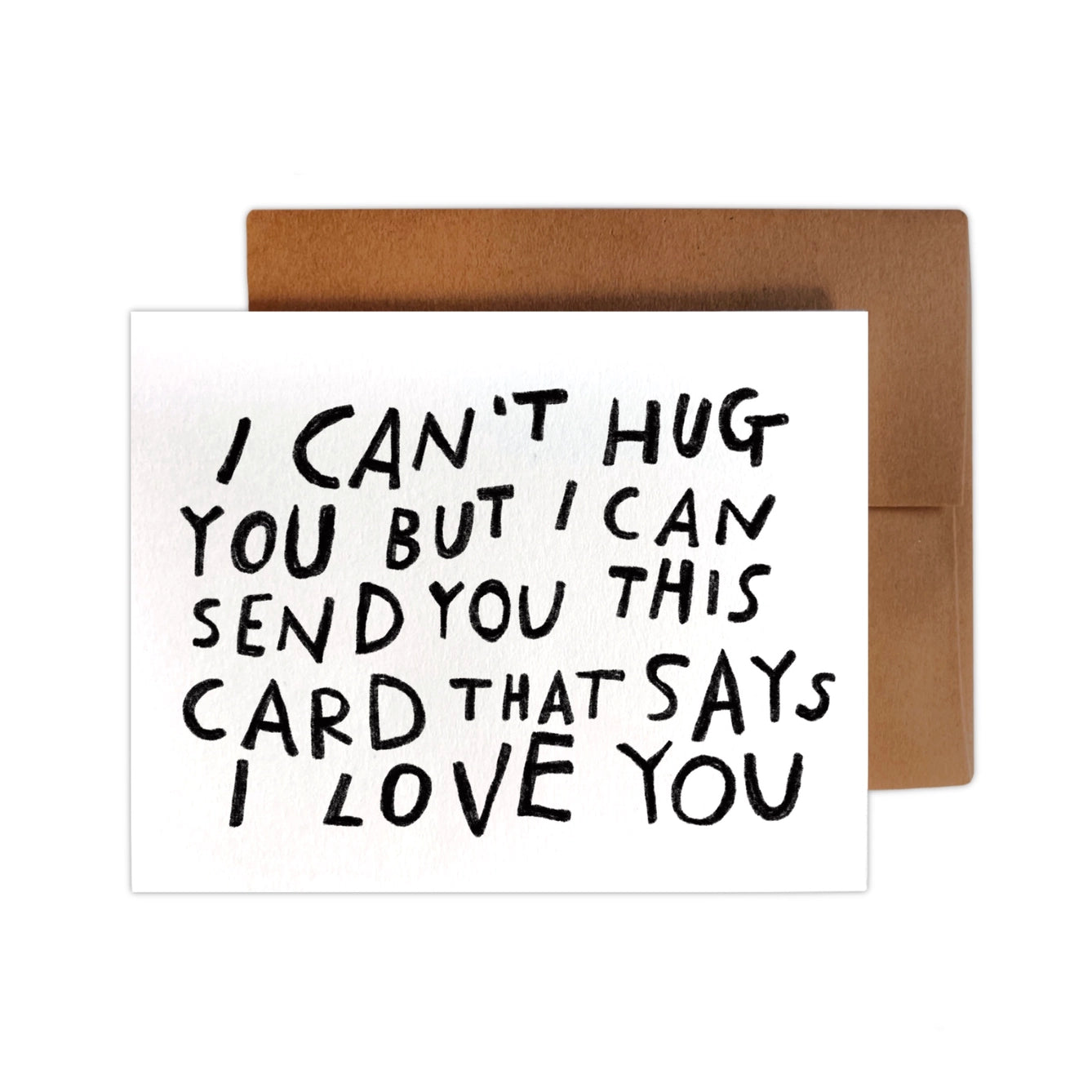 Can’t Hug You Greeting Card