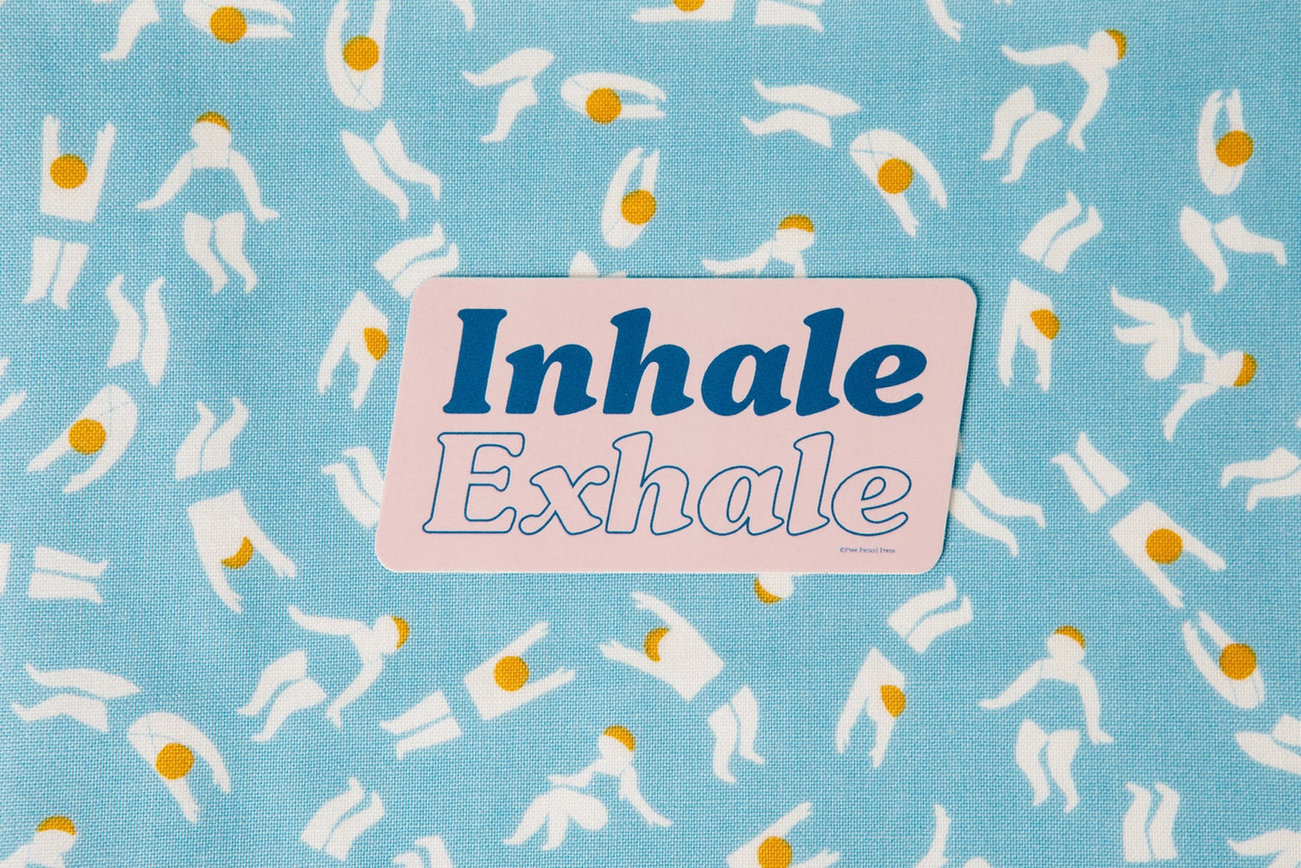 Inhale Exhale Vinyl Decal Sticker