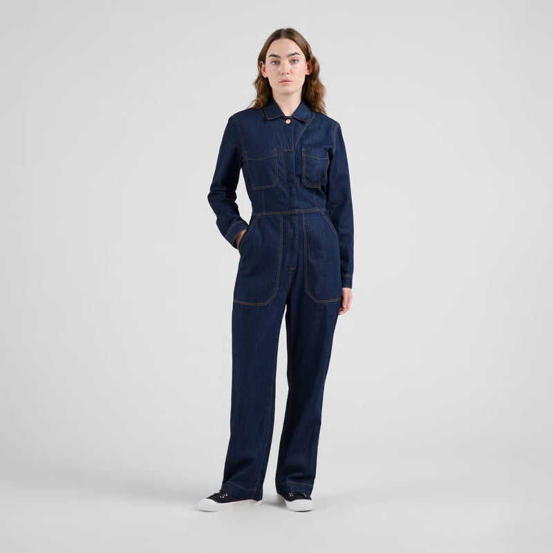 Overall Jumpsuit Docksta Denim - Dark Blue