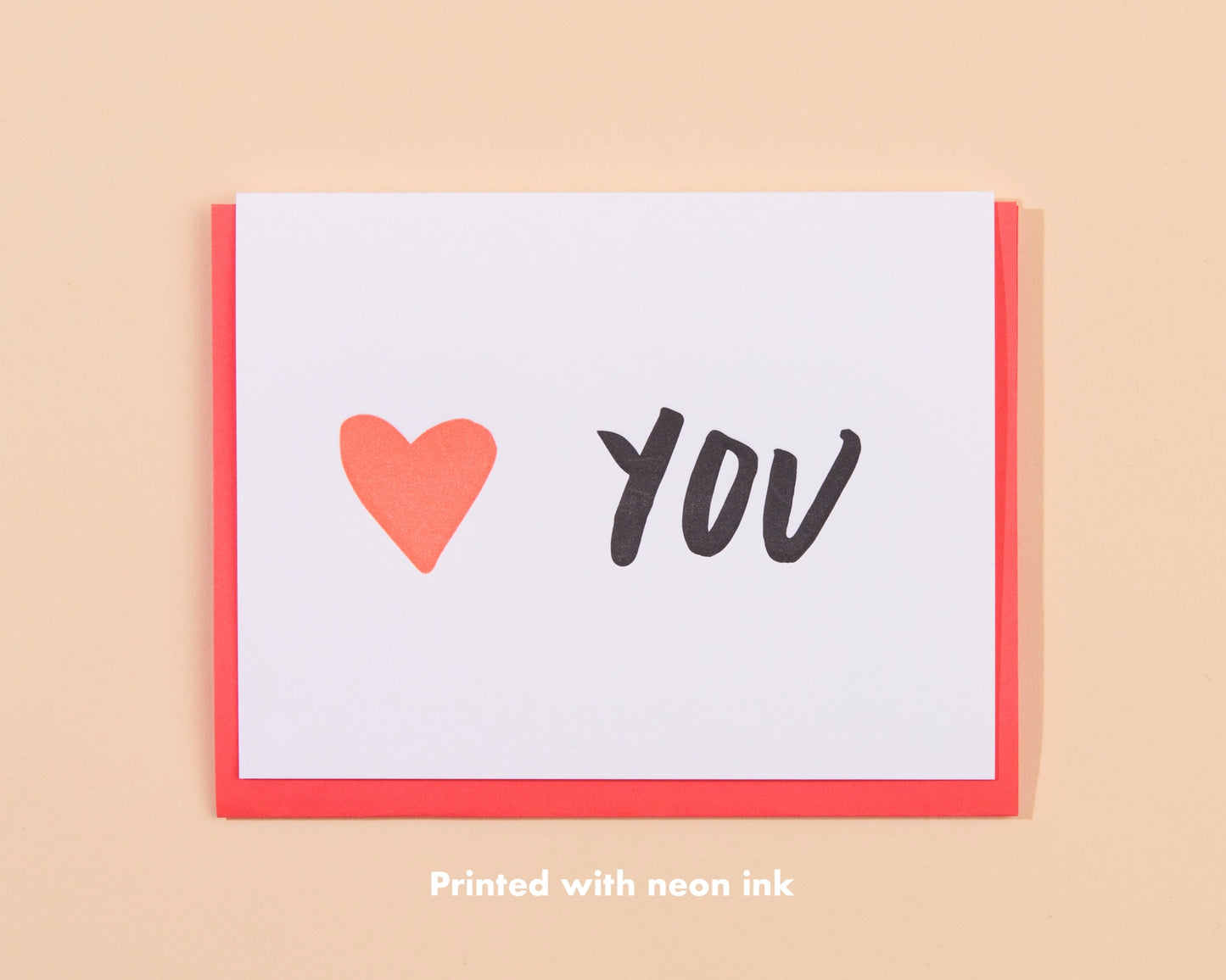 Love You Heart Greeting Card