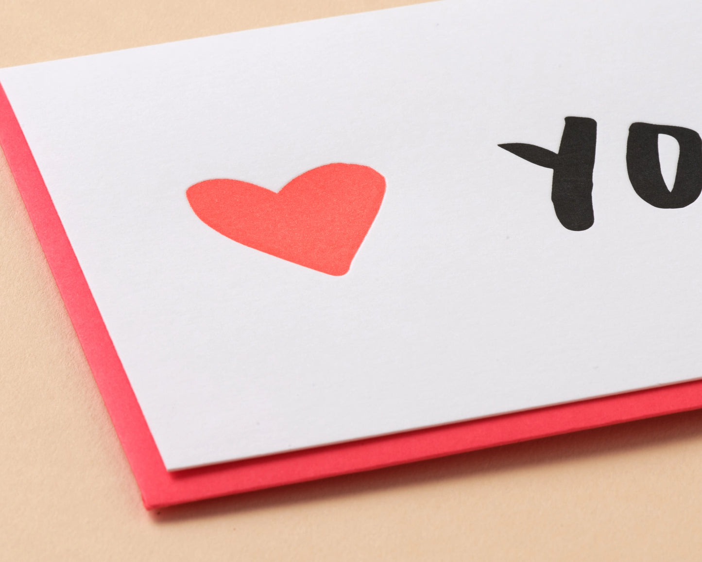 Love You Heart Greeting Card