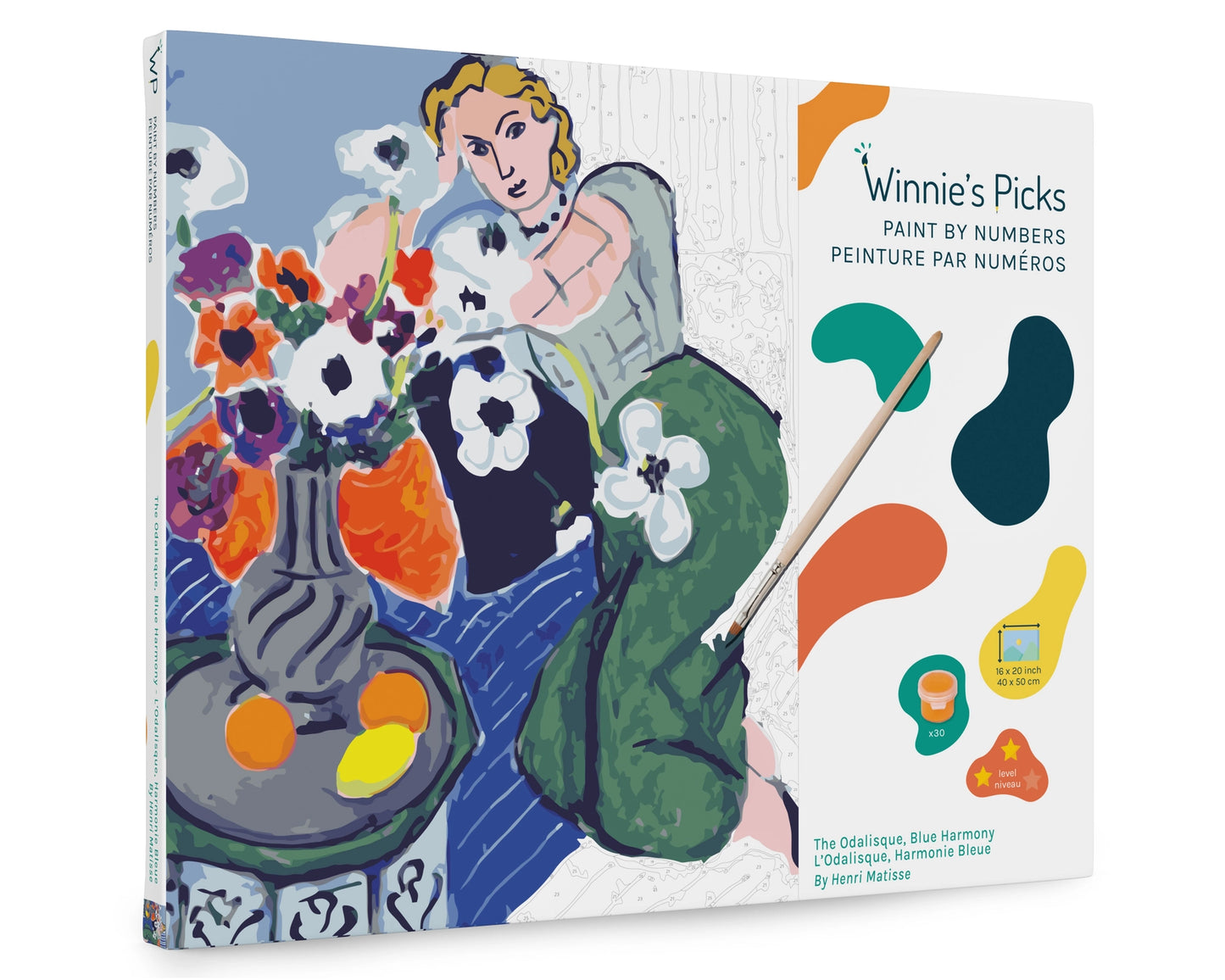 The Odalisque, Blue Harmony - By Henri Matisse Paint By Numbers