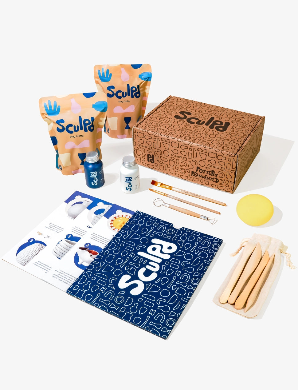 Sculpd Diy Home Pottery Kit