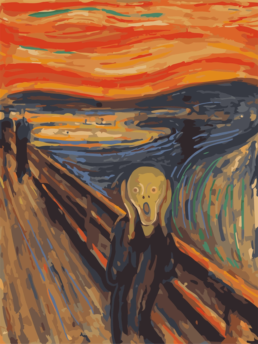 The Scream - Edvard Munch Paint By Numbers
