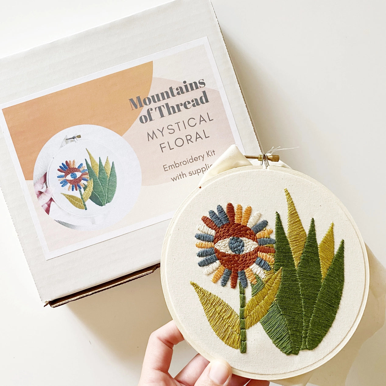 Mystical Floral Embroidery Kit