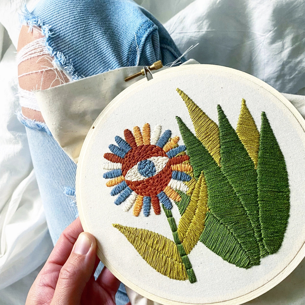 Mystical Floral Embroidery Kit