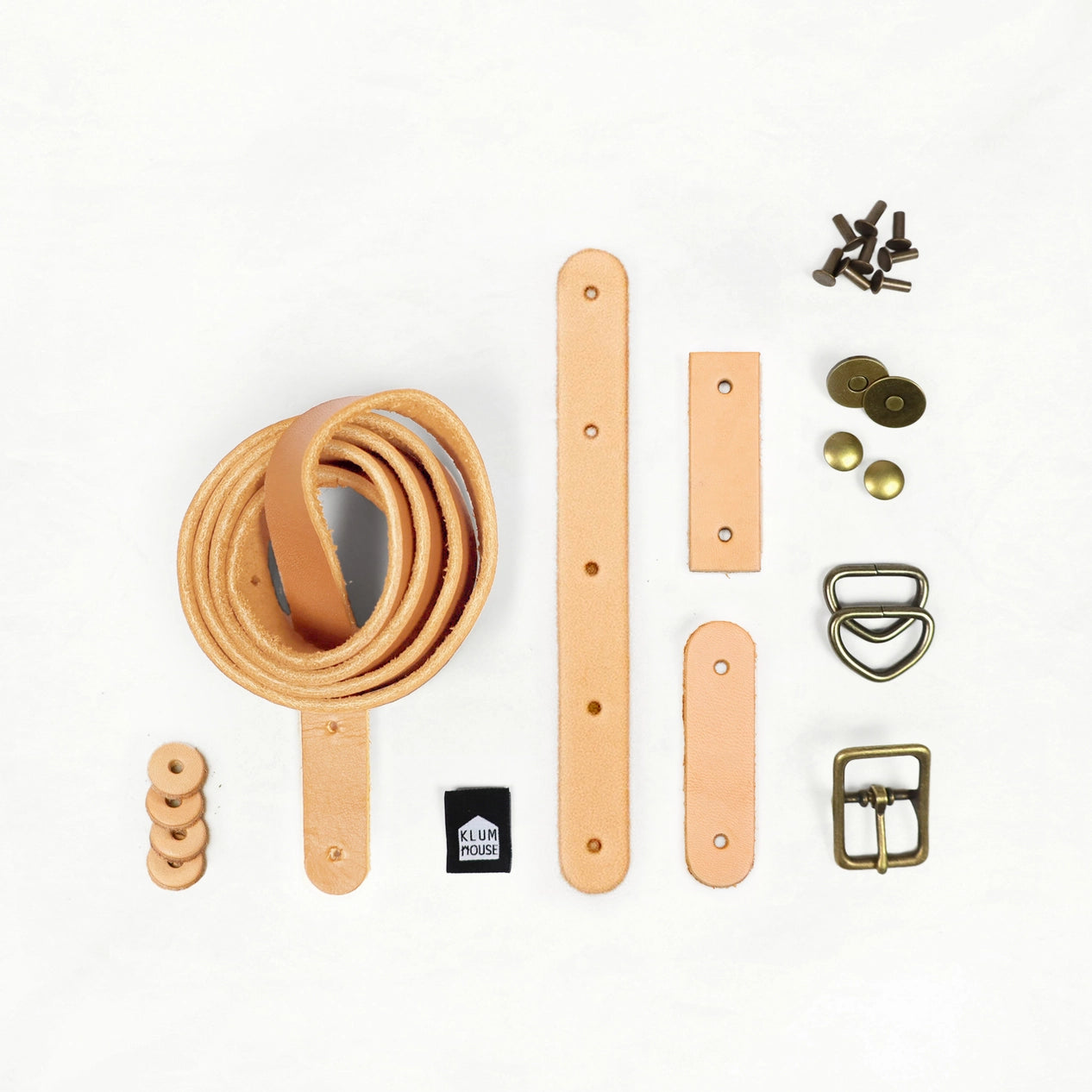 Naito Leather + Hardware Kit - Tan