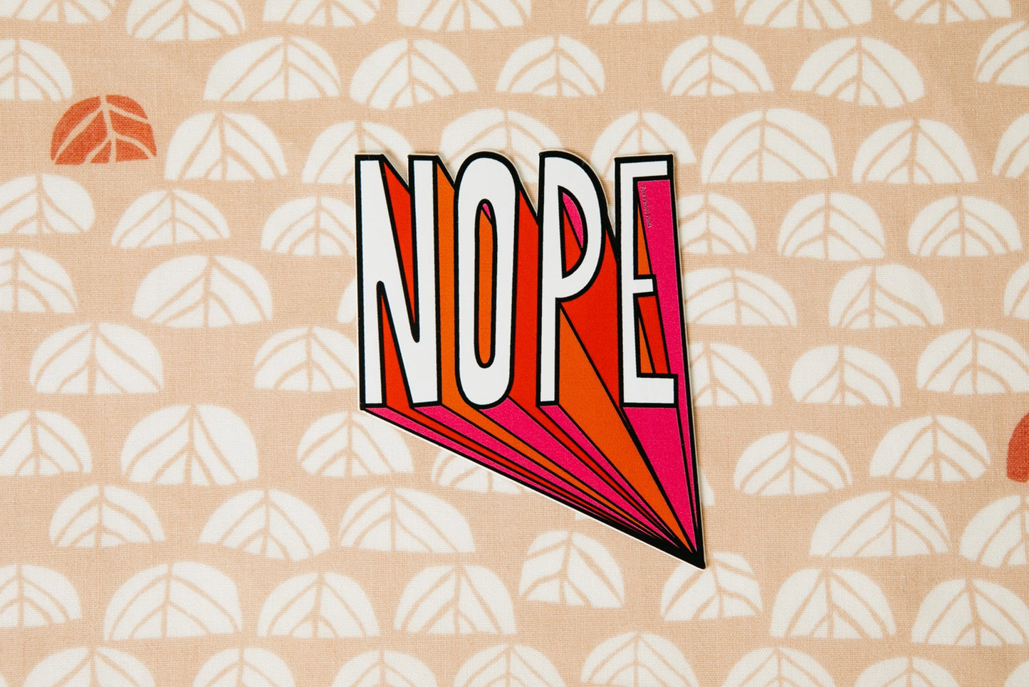 Nope Vinyl Decal Sticker