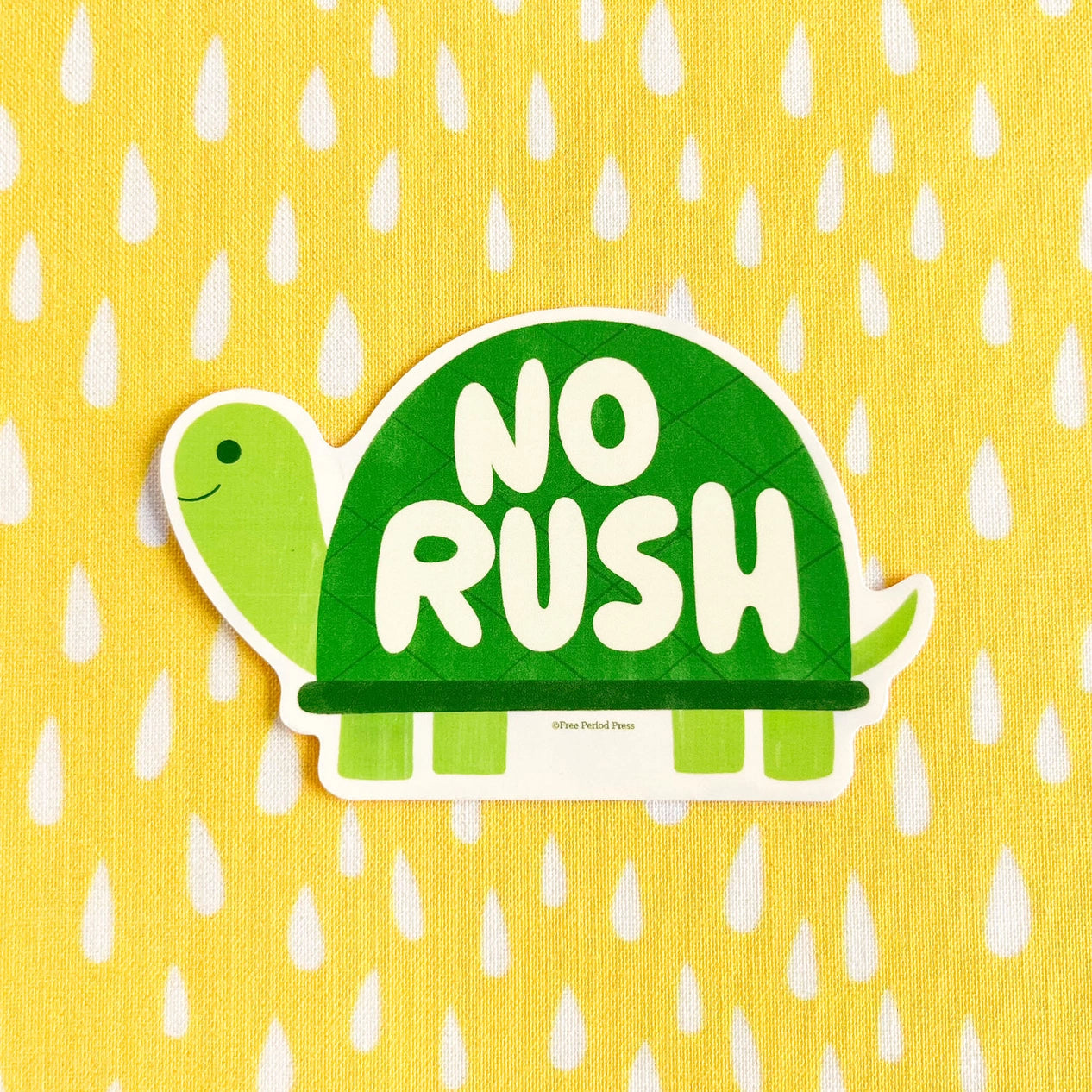 No Rush Vinyl Decal Sticker