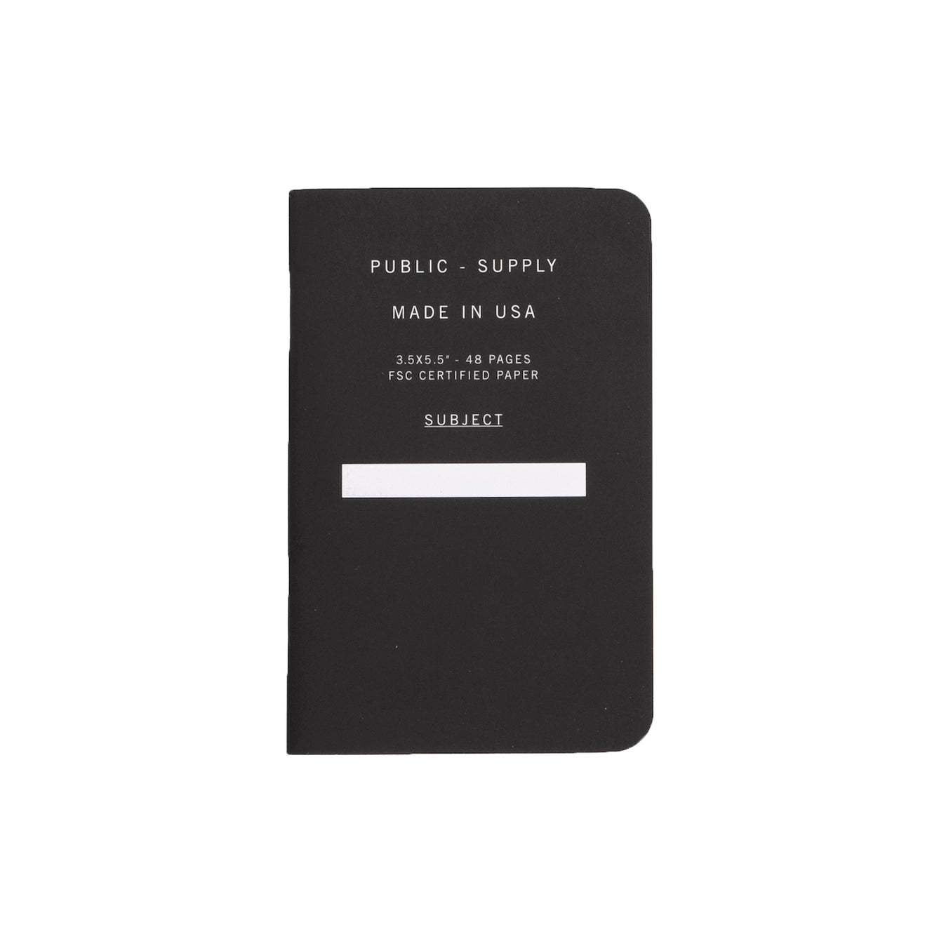 Soft Cover Pocket Notebook - 3.5X5.5"