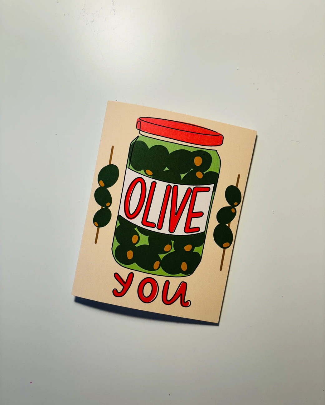 Olive You Card