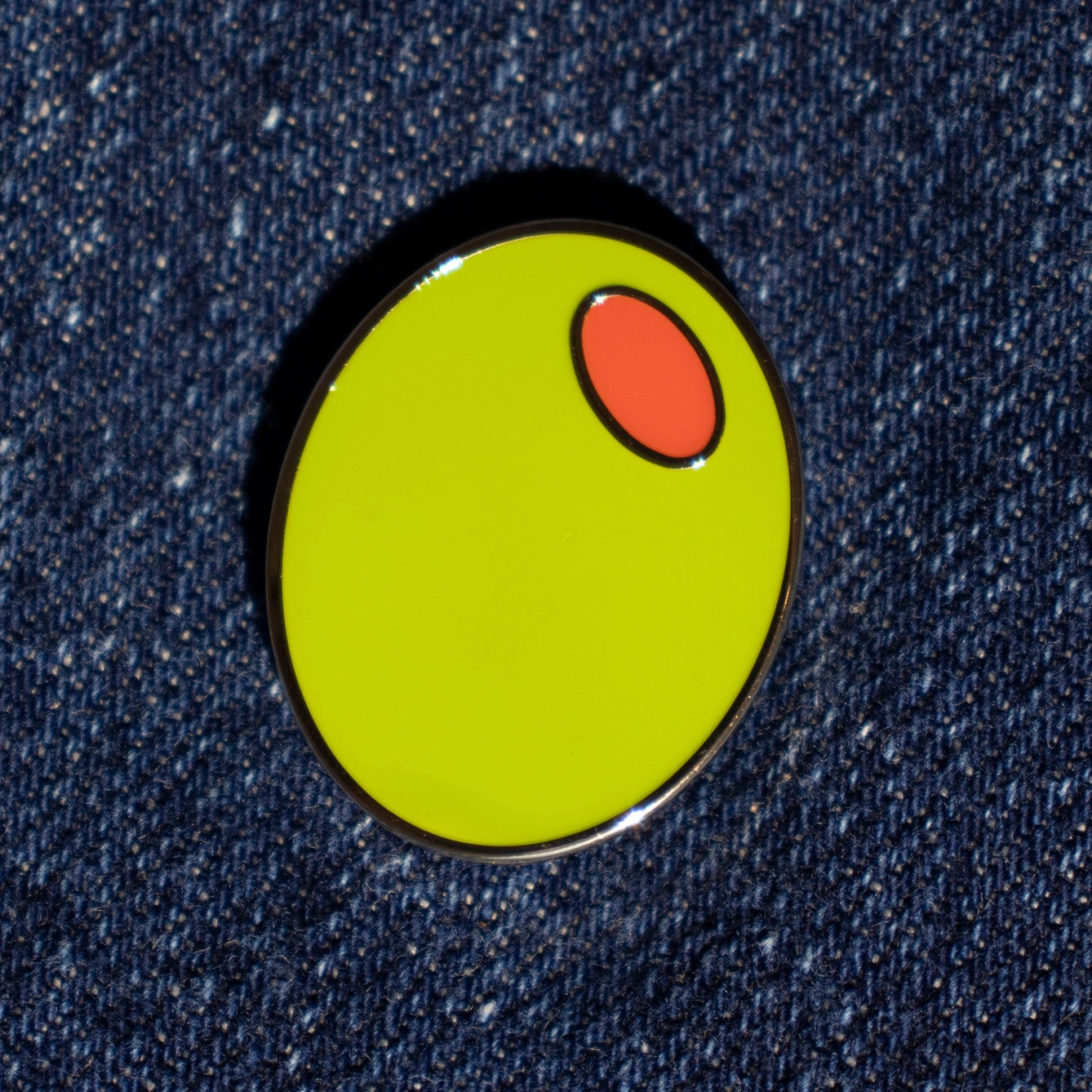 Enamel Olive Lapel Pin