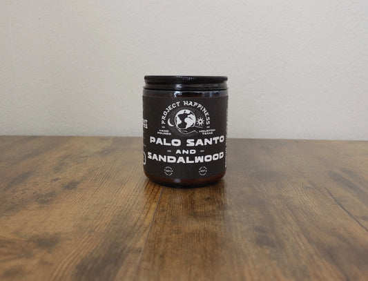 Palo Santo and Sandalwood - 8 oz Soy Candle