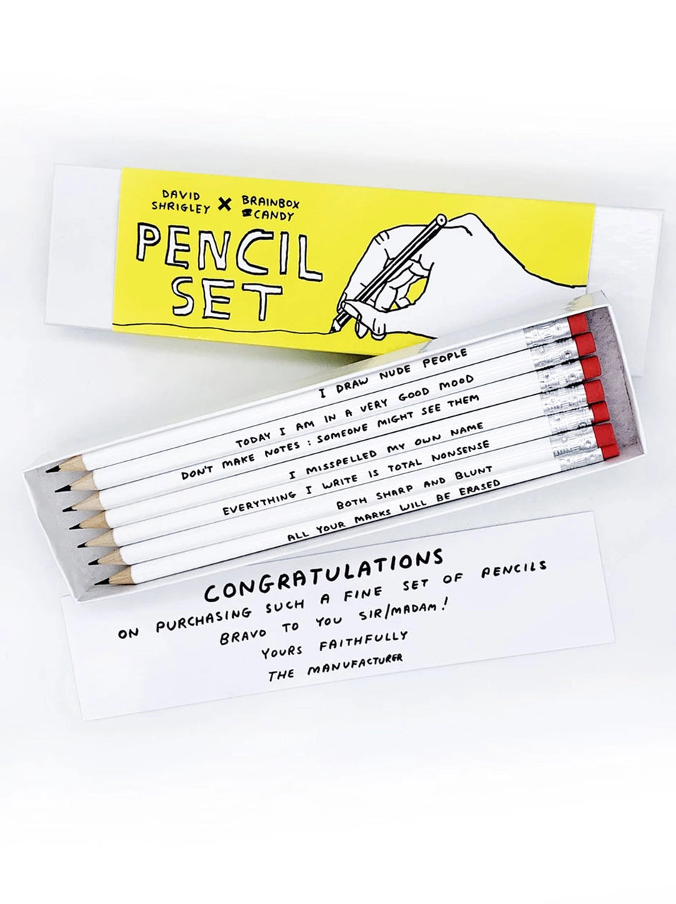 David Shrigley Pencil Box (Set 1)