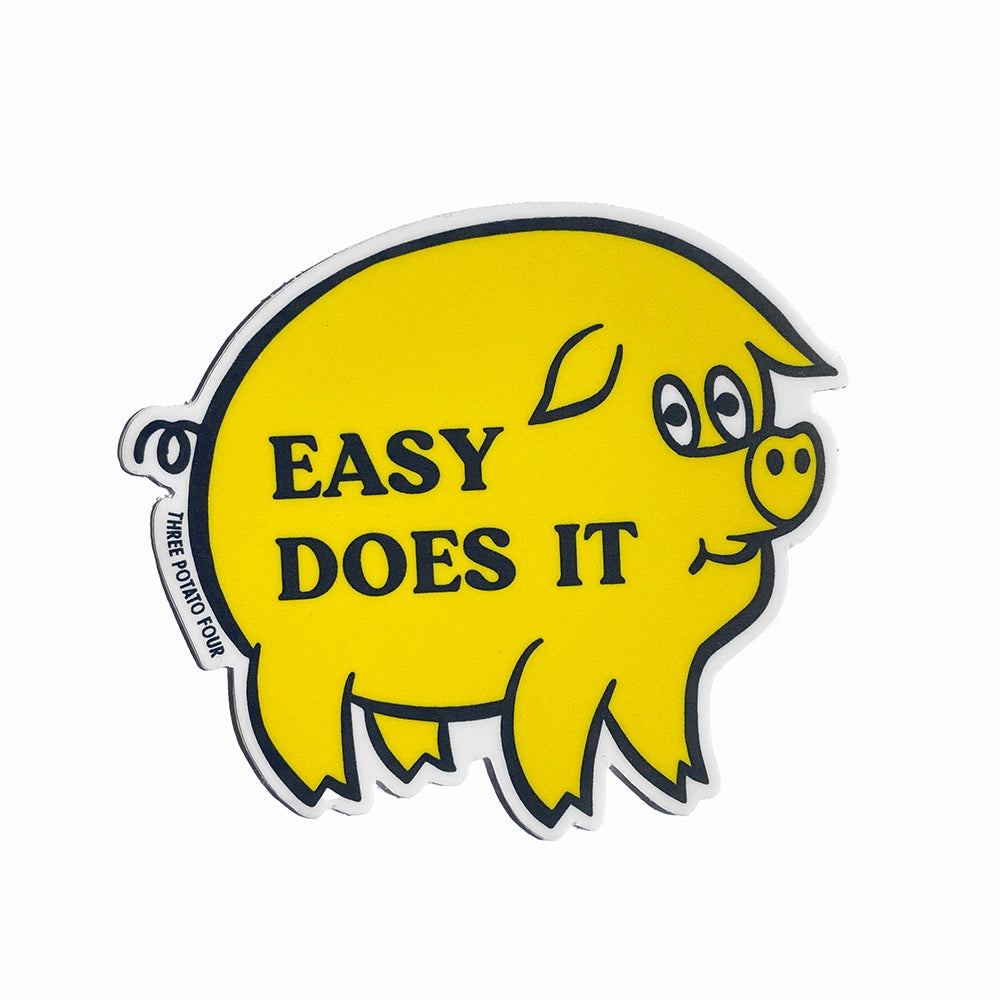 Easy Does It Vinyl Sticker