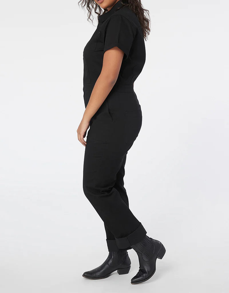 Pit Crew Jumpsuit - Black