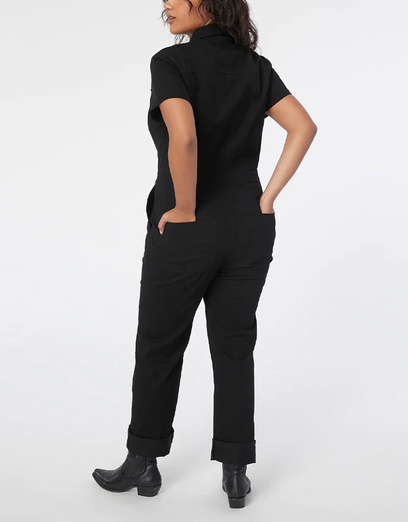 Pit Crew Jumpsuit - Black