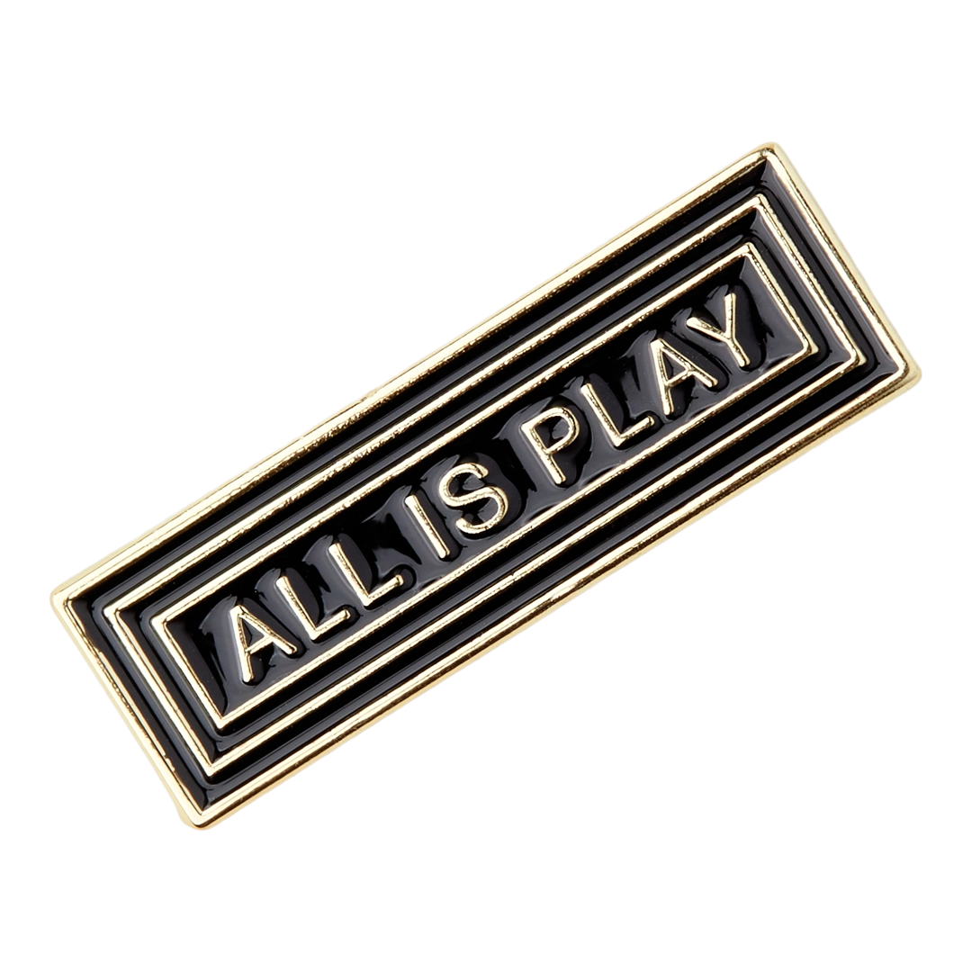 Art of Play "All Is Play" Pin