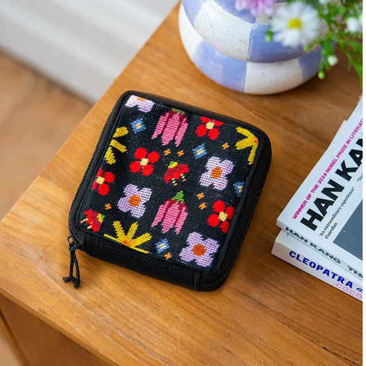 POP ART PETALS | Needlepoint Pouch Kit