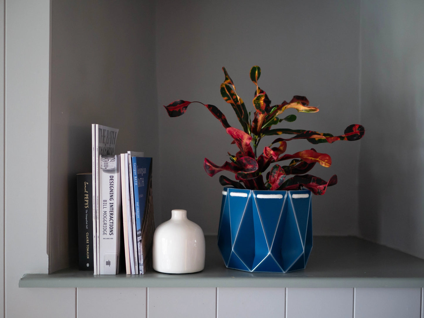 18cm Self-Watering POTR | Navy Blue