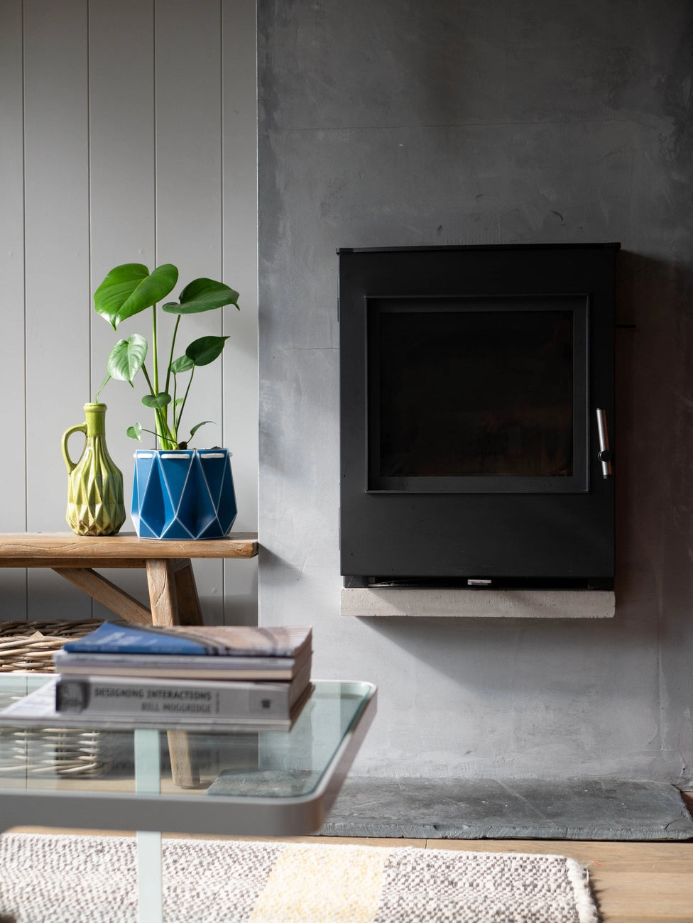 18cm Self-Watering POTR | Navy Blue