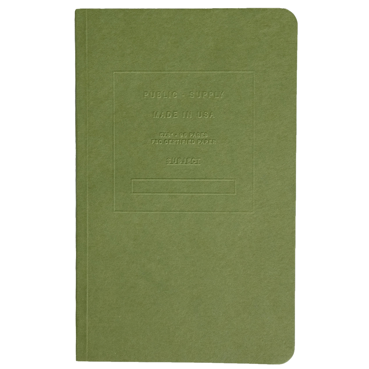 5x8" Embossed Notebook