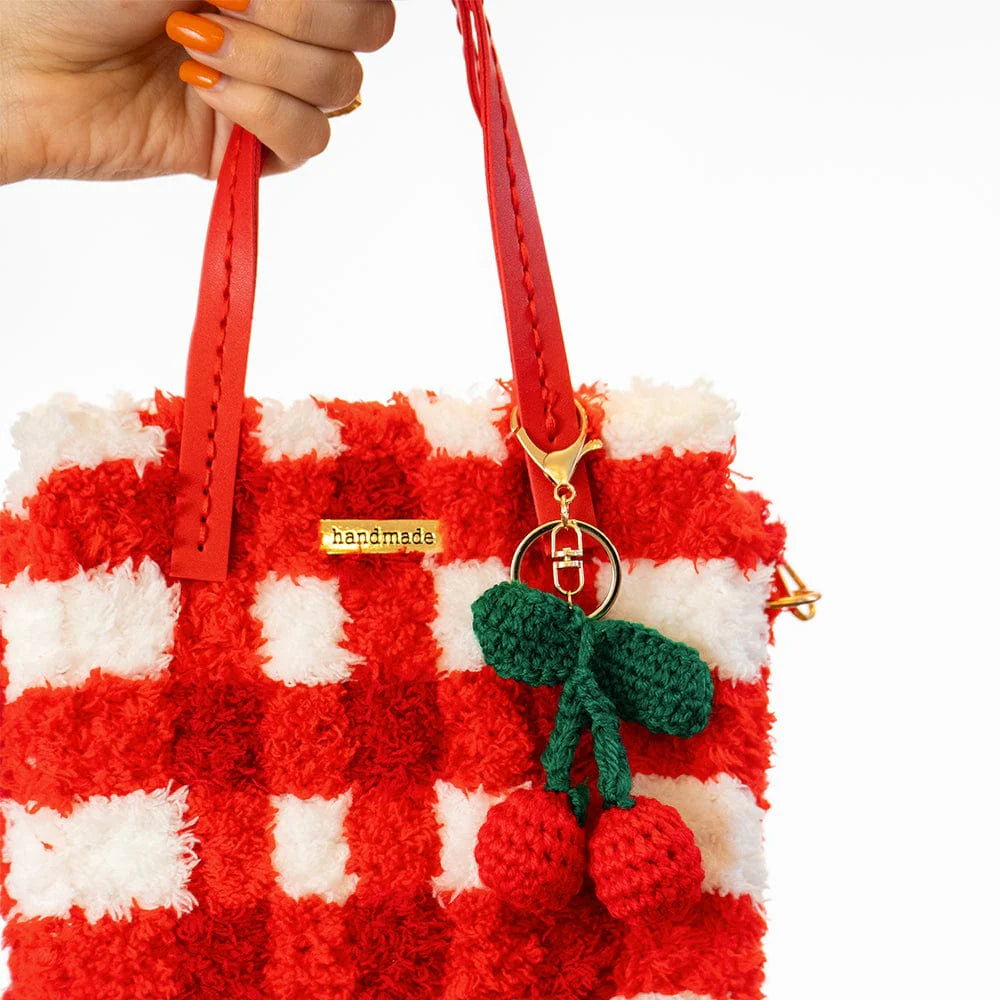 Craft Club Woven Bag Kit - Gingham Red