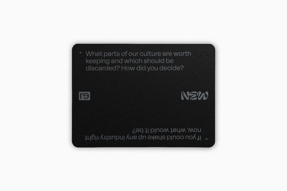 Reset the Table Conversation Cards