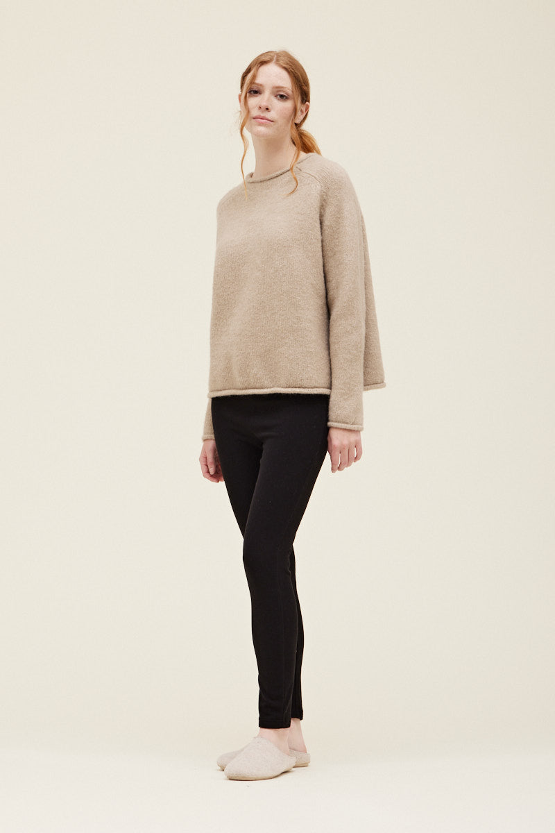 Rolled Edge Sweater