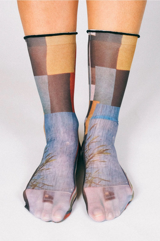 Paper Nylon Ankle By Rosie Barker - Moody